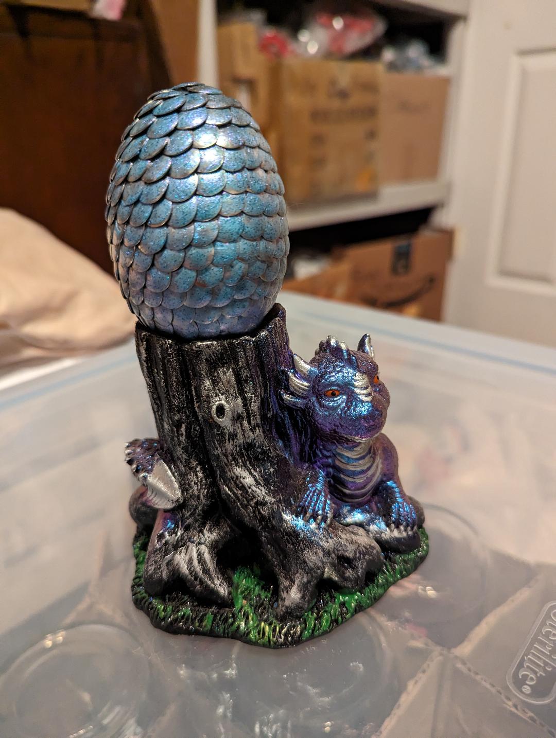 Dragon egg - blue